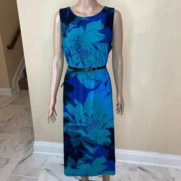american living green dress American Living Dress